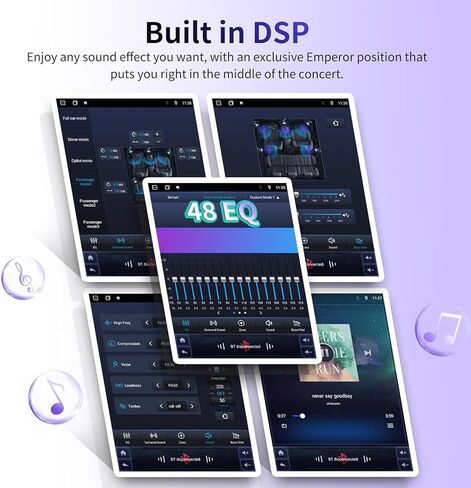 Car Radio for Jeep Grand Cherokee 2014-2020 Radio Replacement Upgraded 8Core 4+64G 9.7-Inch Touch Screen with Carplay Android Auto WiFi SWC Bluetooth AHD Backup Camera in Kuwait