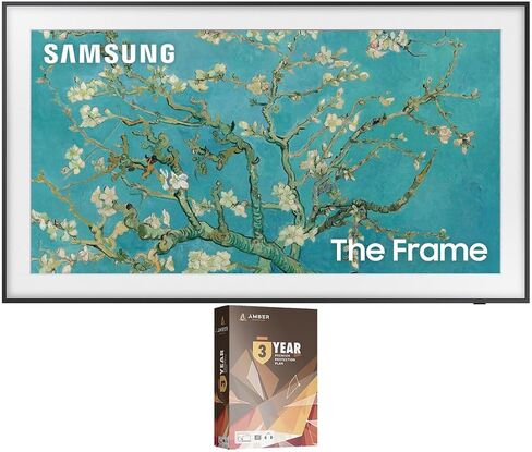 SAMSUNG QN32LS03CBFXZA 32 Inch The Frame QLED Smart TV with Art Mode and 2 Year Amber Protection Plan (2023) in Kuwait