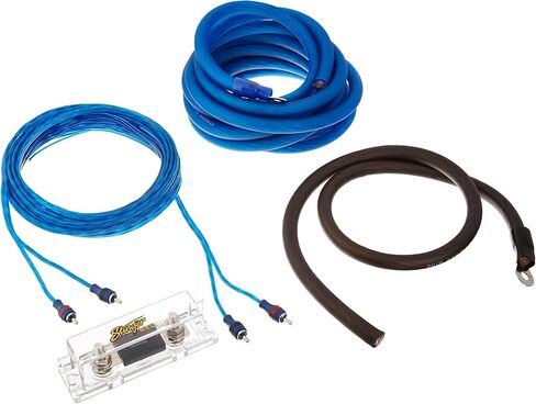 STINGER SSK0 1/0Ga 1500W Complete Wiring Kit, Black/Blue, 12.75" x 10.5" x 3.5" in Saudi Arabia