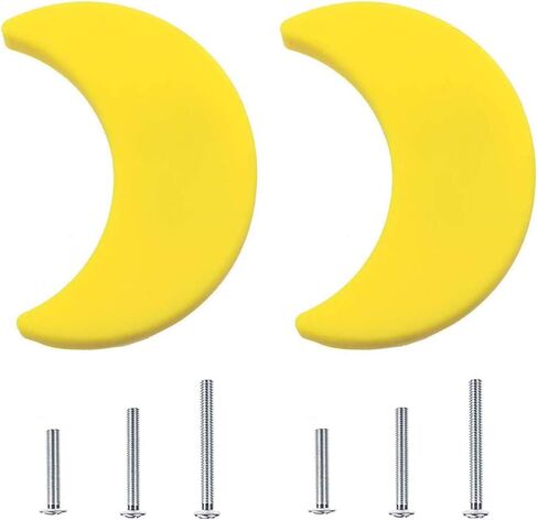 2Pcs Kids Dresser Knobs Cute Drawer Pulls Soft Rubber Handle for Kids Room Drawer Cabinets Doors Cupboards(White Cloud) in Saudi Arabia