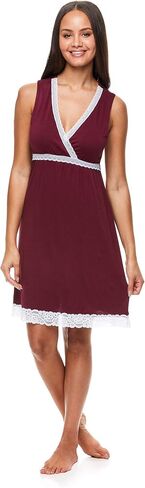 قميص نوم للنساء من Lamaze، برقبة على شكل حرف V، للعمل/الولادة/التمريض، ثوب مستشفى، قميص بيجامة in Kuwait