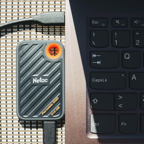 محركات أقراص الحالة الصلبة الخارجية Netac 512GB Extreme Portable SSD تصل إلى 2000 ميجابايت/ثانية للقراءة وسرعة كتابة 1700 ميجابايت/ثانية، USB 3.2 Gen.2 أساسيات سفر الأعمال تدعم الفوز والمقاومة للغبار in Kuwait