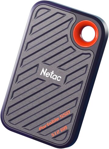محركات أقراص الحالة الصلبة الخارجية Netac 512GB Extreme Portable SSD تصل إلى 2000 ميجابايت/ثانية للقراءة وسرعة كتابة 1700 ميجابايت/ثانية، USB 3.2 Gen.2 أساسيات سفر الأعمال تدعم الفوز والمقاومة للغبار in Kuwait