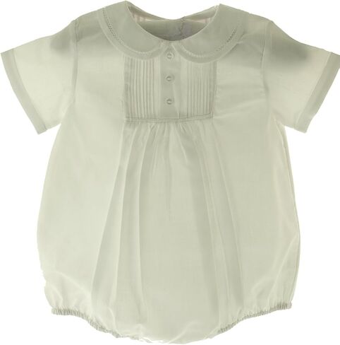 Feltman Brothers Newborn Boys White Dressy Christening Baptism Bubble Outfit in Saudi Arabia