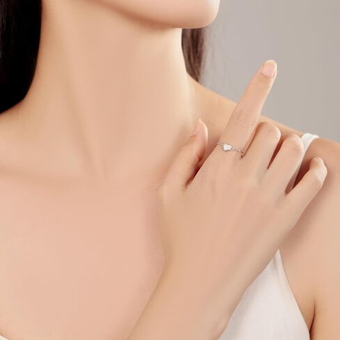 CYCUFF 925 Sterling Silver Ring for Women Teen Girls, Open Twist Adjustable Ring Stacking Ring Gift for Women Girls in Kuwait