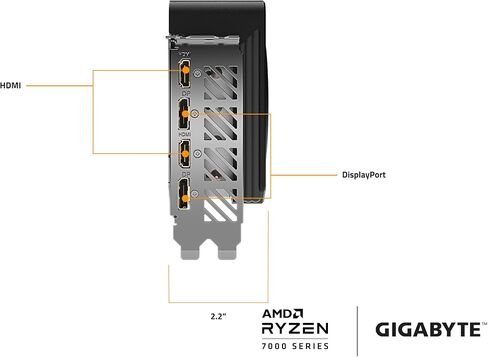 GIGABYTE Radeon RX 7800 XT Gaming OC 16G Graphics Card, 3X WINDFORCE Fans 16GB 256-bit GDDR6, GV-R78XTGAMING OC-16GD Video Card in Saudi Arabia