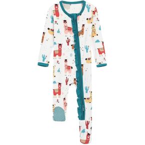 Baby Boys Girls Rompers Soft Infant Toddler Zippered Footed Romper Newborn Viscose from Bamboo Pjs in Kuwait