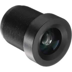 uxcell 6mm CCTV Camera Lens 1080P F2.0 FPV Wide Angle Security Camera Lens M12 Threaded Dia for IP Camera Panoramic, Black