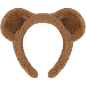 EVERMARKET Plush Animal Ears Headband Horns Headband,Halloween Christmas Festival Theme Party Animal Cosplay Costume Headwear