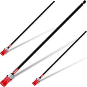 8PC 6" Impact Screwdriver Bit Holders, Magnetic Extension Quick-Change Socket Drill Bit Holder Cr-V SteelHex Shank Quick Release Drill Bit Guide