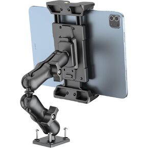 OHLPRO Tablet Mount for Truck - Heavy Duty Drill Base - Tablet Holder for Car Dashboard, iPad Holder for all 5"-13" iPad Pro Samsung Galaxy Kindle fire tablets and Car Truck Wall Desk etc.