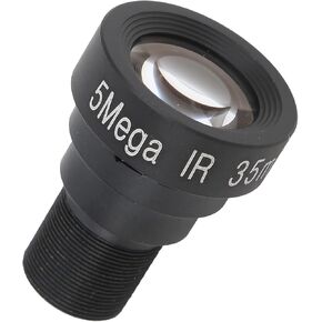 HD Security Lens, 5MP Single Board Lens Optical Length 35mm for HD Security Webcam Camera