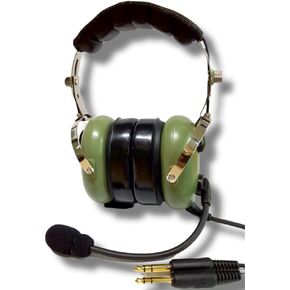 Fs Aviation Headset, Ivory, Gel Ear Seal (Silicon), Passive Noise Reduction, Switchable Mono-Stereo, Noise Cancelling Mic, General Aviation PJ Dual Plugs