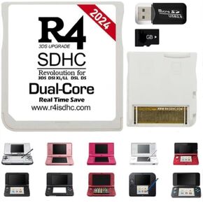 R4 SDHC مع بطاقة Micro SD سعة 16 جيجابايت بدون قنبلة موقوتة مع 400 في 1 بالإضافة إلى SNES ستعمل على DS DSI DSIXL 2DS 2DSXL 3DS 3DSXL in Kuwait