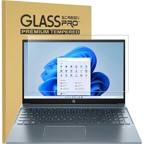 KEANBOLL HP Laptop 15.6" Tempered Glass Screen Protector for HP Envy x360 15.6/HP Pavilion 15.6/HP Probook 15.6/HP EliteBook 15.6/HP OMEN 15.6 inch Laptop,Ultra Clear,9H Hardness,Scratch Resistant