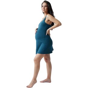 Ingrid & Isabel Basics Active Maternity Skort, Pregnancy Scoop Neck Tank Top Dress with Built in Shorts