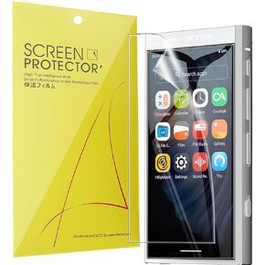 Compatible for HiBy Digital M300 Music Player Screen Protector, [6 Pack] Full Coverage TPU Clear Film Compatible for HiBy Digital M300 4 Inches Music Player (6 Pack)