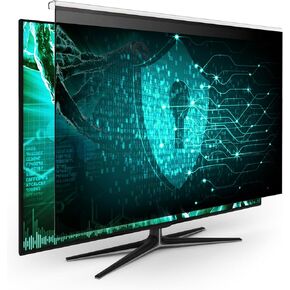 EZ-Pro Screen Protector Privacy Screen Panel for 19 inches (Screen Measured Diagonally) Computer Monitor, Anti Blue Light and Easy Installation, Screen Panel Size 10.9" Height x 16.7" Width