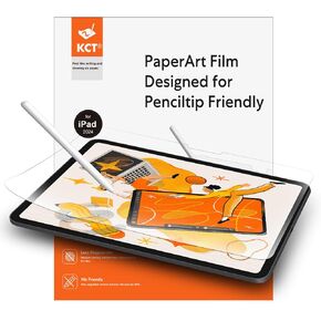 KCT 2nd PaperNano Screen protector Compatible with iPad Pro 13 inch 2024 (M4)/ iPad Air 13 inch 2024 (M2), Paper Nano-Texture Film for Drawing, Nib Friendly, Touch Sensitivity-2 Pack