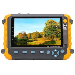 CCTV Tester, 5 Inch 8MP Camera Tester CCTV Tester AHD TVI CVI Analog Camera Tester VGA Input CCTV Monitor Tester, Security Monitors & Displays CCTV Monitor