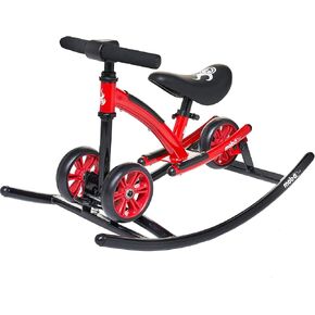 Mobo Cruiser Wobo Rocking Horse Ride On & Baby Balance Bike Pink, seat height adjusts 11-19 inches