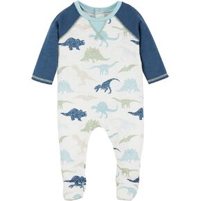 Mud Pie Baby Boys Dino Printed Sleeper