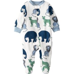 little planet by carter's Baby Sleep and Play made with Organic Cotton, Safari, 6M