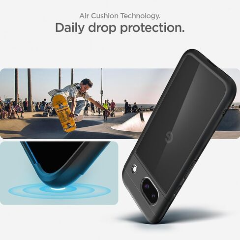 Spigen Ultra Hybrid Designed for Pixel 8a Case (2024) [Anti-Yellowing], [Military-Grade Protection] - Crystal Clear in Saudi Arabia