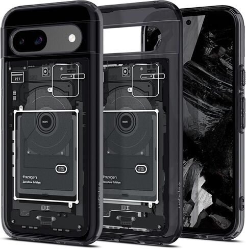 Spigen Ultra Hybrid Designed for Pixel 8a Case (2024) [Anti-Yellowing], [Military-Grade Protection] - Crystal Clear in Saudi Arabia
