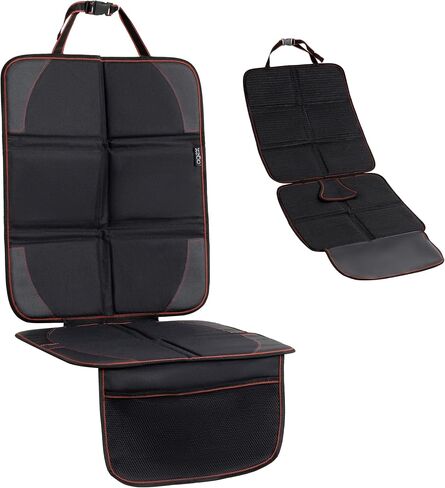 Car Seat Protector for Child Car Seat Cushion Mat Thickest Padding, Waterproof 600D Fabric Car Seat Covers for Non-Slip Backing Mesh Pockets for Seat Cover Pad for Dogs in Saudi Arabia