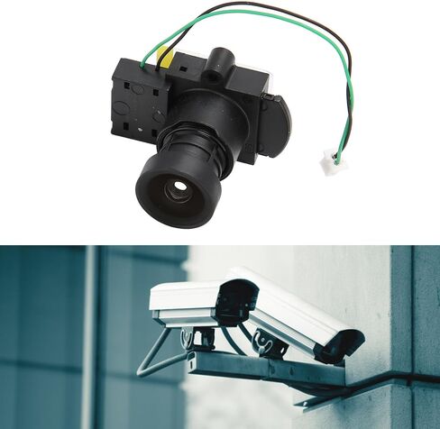 2.8mm CCTV Camera Lens, 8MP F1.0 Pixels Full Color Warm Light Fixed Focus Lens Replacement, 104 Degree Wide Angle Surveillance Security Camera Lens in Saudi Arabia