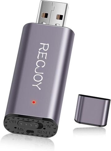 64GB Digital Voice Recorder USB Recording Device 512Kbps 288Hours Voice Activated Recorder,Audio Recorder for Lectures Interview Meetings,Noise Reduction Rechargeable in Saudi Arabia