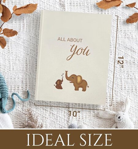 Babys First Year Book, Baby Memory Book Boy or Girl, Baby First Book, Minimalist Baby First Year Book, Scrapbook Baby, Keepsake Baby Memory Book, Gender Neutral Baby Milestone Warm Earth Colors in Saudi Arabia