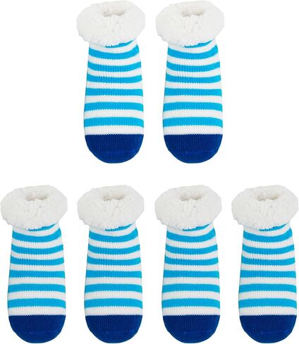 BambooMN Infants Toddler Soft Warm Plush Cozy Fuzzy Cartoon Animal Slippers Booties Socks Shoes in Saudi Arabia
