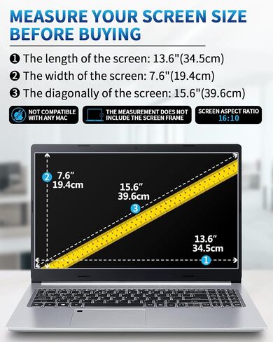 F FORITO 2-Pack 15.6 بوصة واقي شاشة كمبيوتر محمول مضاد للضوء الأزرق مقاس 15.6 بوصة HP أحدث Pavilion/HP Pavilion Aero/HP Spectre x360 /HP Envy x360، غطاء شاشة كمبيوتر مضاد للوهج لحماية العين in Saudi Arabia