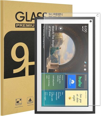 KEANBOLL Designed for Echo Show 15 Screen Protector, Tempered Glass Shield-Ultra Clear & 9H Hardness in Saudi Arabia