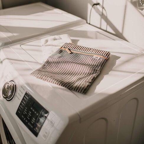 Parker Baby Cloth Diaper Wet Dry Bag - Waterproof Reusable Diaper Bag Accessory with Mesh Organizer and Zippered Pocket for Soiled or Wet Clothes, Diapers, Wipes, Swimsuits in Kuwait