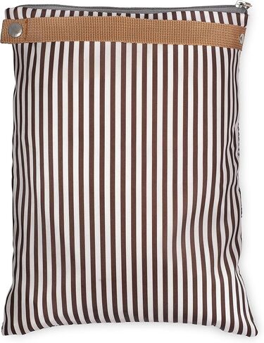 Parker Baby Cloth Diaper Wet Dry Bag - Waterproof Reusable Diaper Bag Accessory with Mesh Organizer and Zippered Pocket for Soiled or Wet Clothes, Diapers, Wipes, Swimsuits in Kuwait