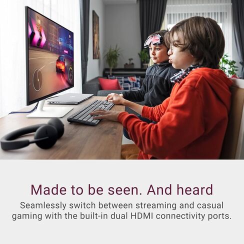 Dell S2425HS Monitor - 23.8 Inch, FHD (1920x1080) Display, 100Hz refresh rate 1500:1 contrast ratio, TÜV Rheinland Eye comfort 4 Star, Integrated 2x5W speaker, Height/Tilt/Swivel/Pivot - Ash White in Saudi Arabia