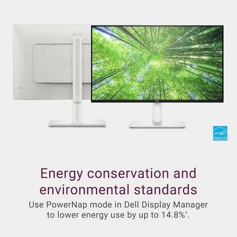 Dell S2425HS Monitor - 23.8 Inch, FHD (1920x1080) Display, 100Hz refresh rate 1500:1 contrast ratio, TÜV Rheinland Eye comfort 4 Star, Integrated 2x5W speaker, Height/Tilt/Swivel/Pivot - Ash White in Saudi Arabia