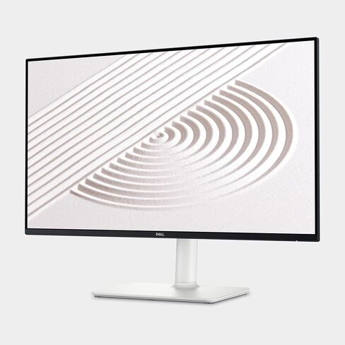Dell S2425HS Monitor - 23.8 Inch, FHD (1920x1080) Display, 100Hz refresh rate 1500:1 contrast ratio, TÜV Rheinland Eye comfort 4 Star, Integrated 2x5W speaker, Height/Tilt/Swivel/Pivot - Ash White in Saudi Arabia