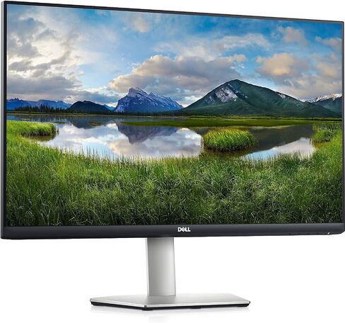 Dell S2425HS Monitor - 23.8 Inch, FHD (1920x1080) Display, 100Hz refresh rate 1500:1 contrast ratio, TÜV Rheinland Eye comfort 4 Star, Integrated 2x5W speaker, Height/Tilt/Swivel/Pivot - Ash White in Saudi Arabia