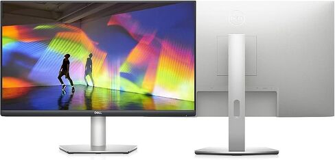 Dell S2425HS Monitor - 23.8 Inch, FHD (1920x1080) Display, 100Hz refresh rate 1500:1 contrast ratio, TÜV Rheinland Eye comfort 4 Star, Integrated 2x5W speaker, Height/Tilt/Swivel/Pivot - Ash White in Saudi Arabia