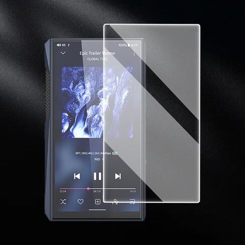 واقي شاشة LCD أمامي ممتاز مقاوم للخدش 9H من الزجاج المقسى لهاتف Fiio M23 (قطعتان) in Kuwait