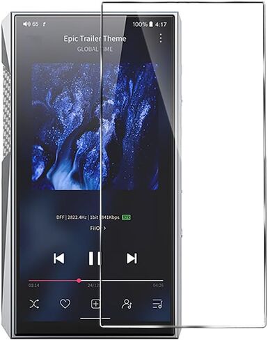 واقي شاشة LCD أمامي ممتاز مقاوم للخدش 9H من الزجاج المقسى لهاتف Fiio M23 (قطعتان) in Kuwait