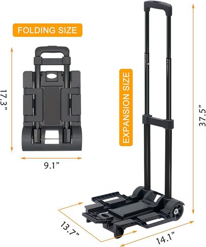 Car Seat Stroller, Car Seat Carrier for Airport with Wheels and Compact Fold, Car Seat Trolley for Airport, Foldable Car Seat Travel Cart with Belt in Kuwait