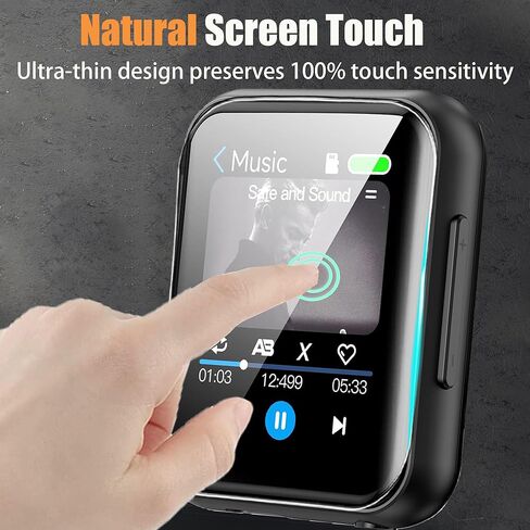 متوافق مع واقي شاشة مشغل الموسيقى HiBy Digital M300، [6 عبوات] طبقة شفافة من مادة TPU ذات تغطية كاملة متوافقة مع مشغل الموسيقى HiBy Digital M300 مقاس 4 بوصات (6 عبوات) in Saudi Arabia