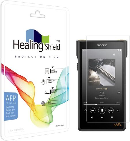 Healing Shield Screen Protector 2pcs for Sony Walkman NW-WM1AM2 / NW-WM1ZM2, Clear Oleophobic Coating LCD Guard Film WM1AZM2-Clear in Saudi Arabia