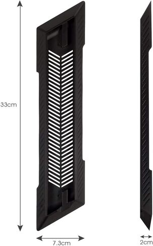 Yanfider PS4 Slim Stand، حامل عمودي لوحدة التحكم PS4 Slim حامل قاعدة ثابتة مع فتحات تبريد مدمجة وأقدام غير قابلة للانزلاق، أسود in Kuwait