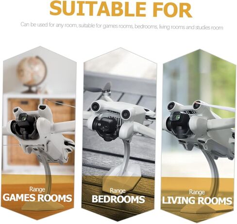 رف عرض الطائرة بدون طيار ملحقات الكاميرا حامل الكمبيوتر اللوحي Rc Drone Display Stand Tablet Mount for Desk UAV يدعم منظمي الطائرات بدون طيار وحوامل التحكم عن بعد ورف سطح المكتب بلاستيك صغير، متوسط in Kuwait